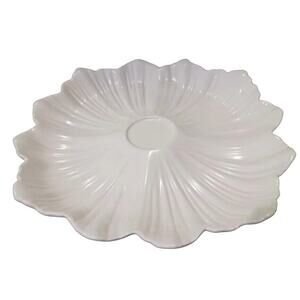 White Lotus Large Platter Server Whittier Ware VTG California Pottery USA 453